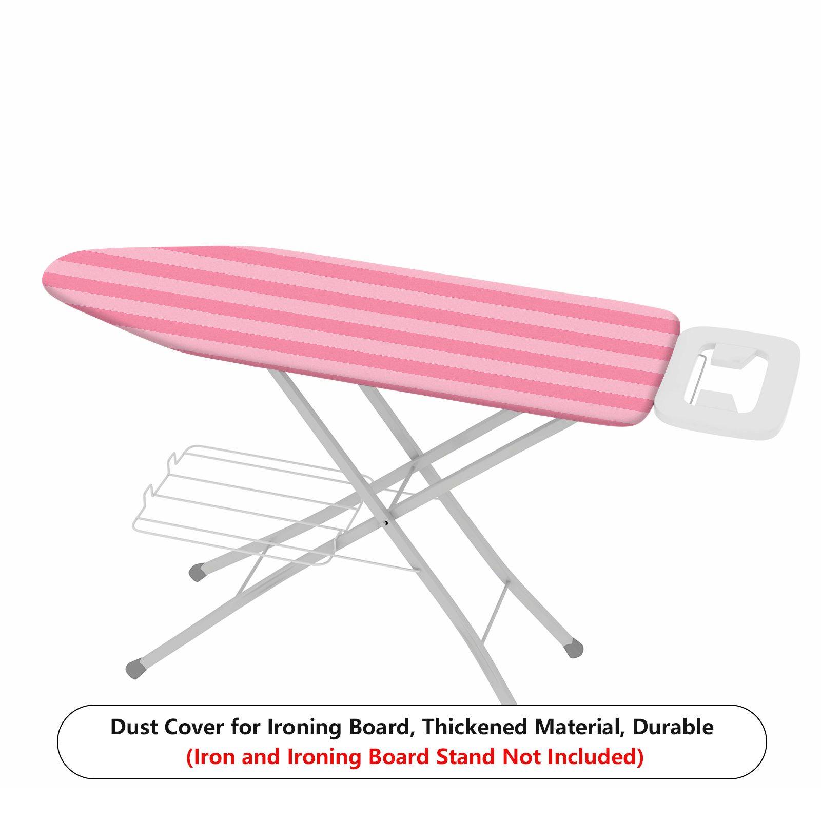 1-Piece Pink Striped Pattern  Ironing Board Cover, Universal Size, Without Board