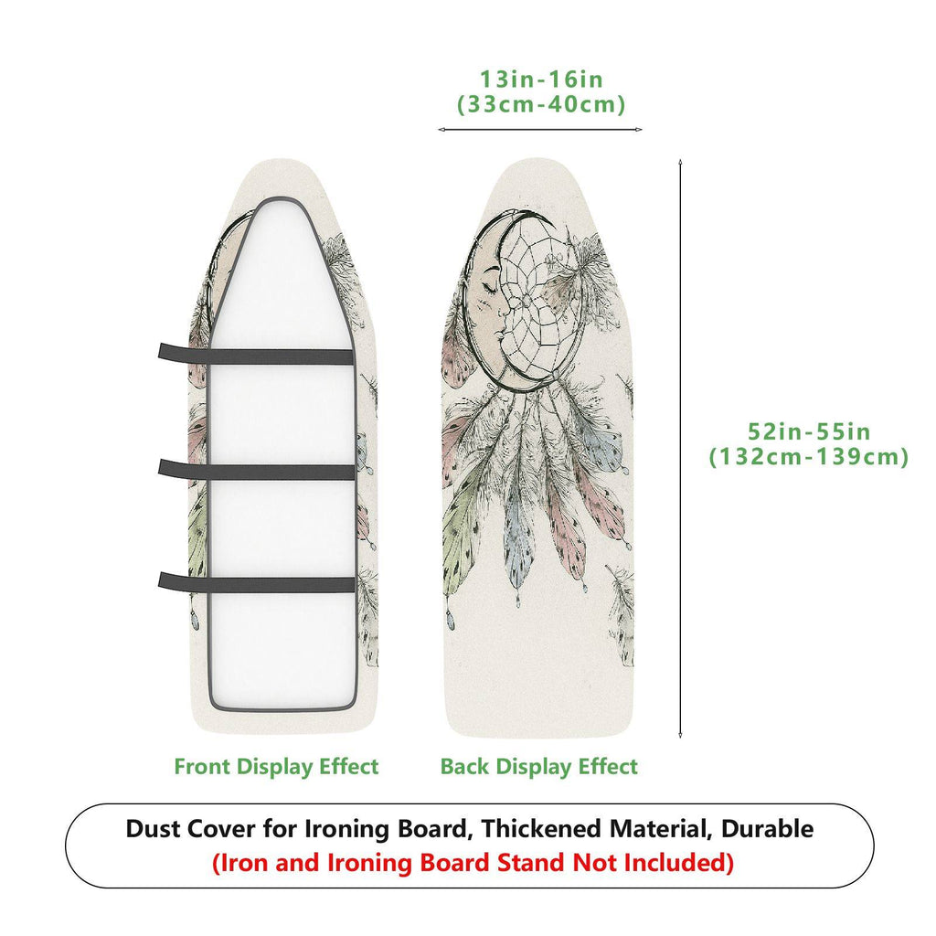 1-Piece Dreamcatcher Feather Bohemian  Ironing Board Cover, Universal Size, Without Board