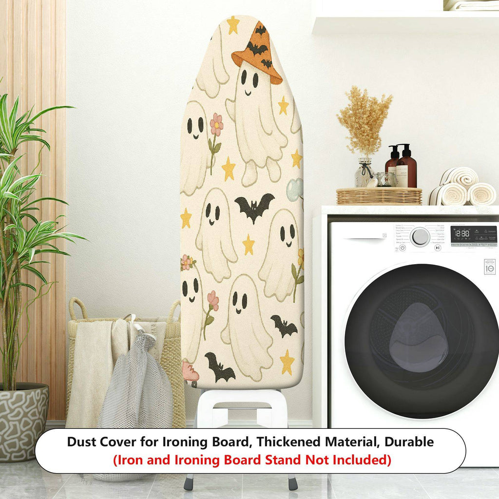 1-Piece Halloween Ghost Bat Star  Ironing Board Cover, Universal Size, Without Board