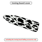 1-Piece Cow Print Pattern Black and White Animal  Ironing Board Cover, Universal Size, Without Board