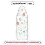 1-Piece Strawberry Rabbit Floral  Ironing Board Cover, Universal Size, Without Board