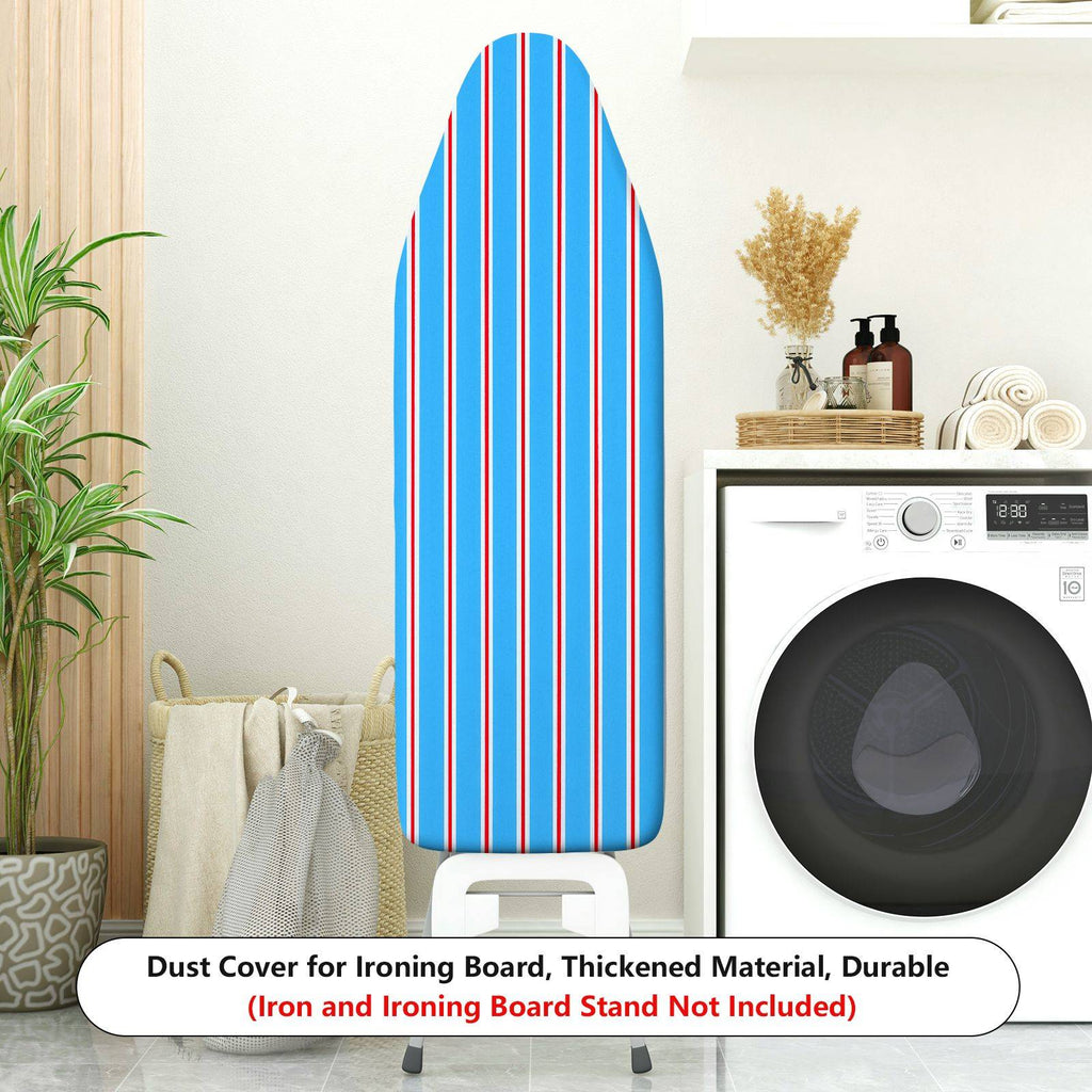 1-Piece Blue Striped Simple Modern  Ironing Board Cover, Universal Size, Without Board