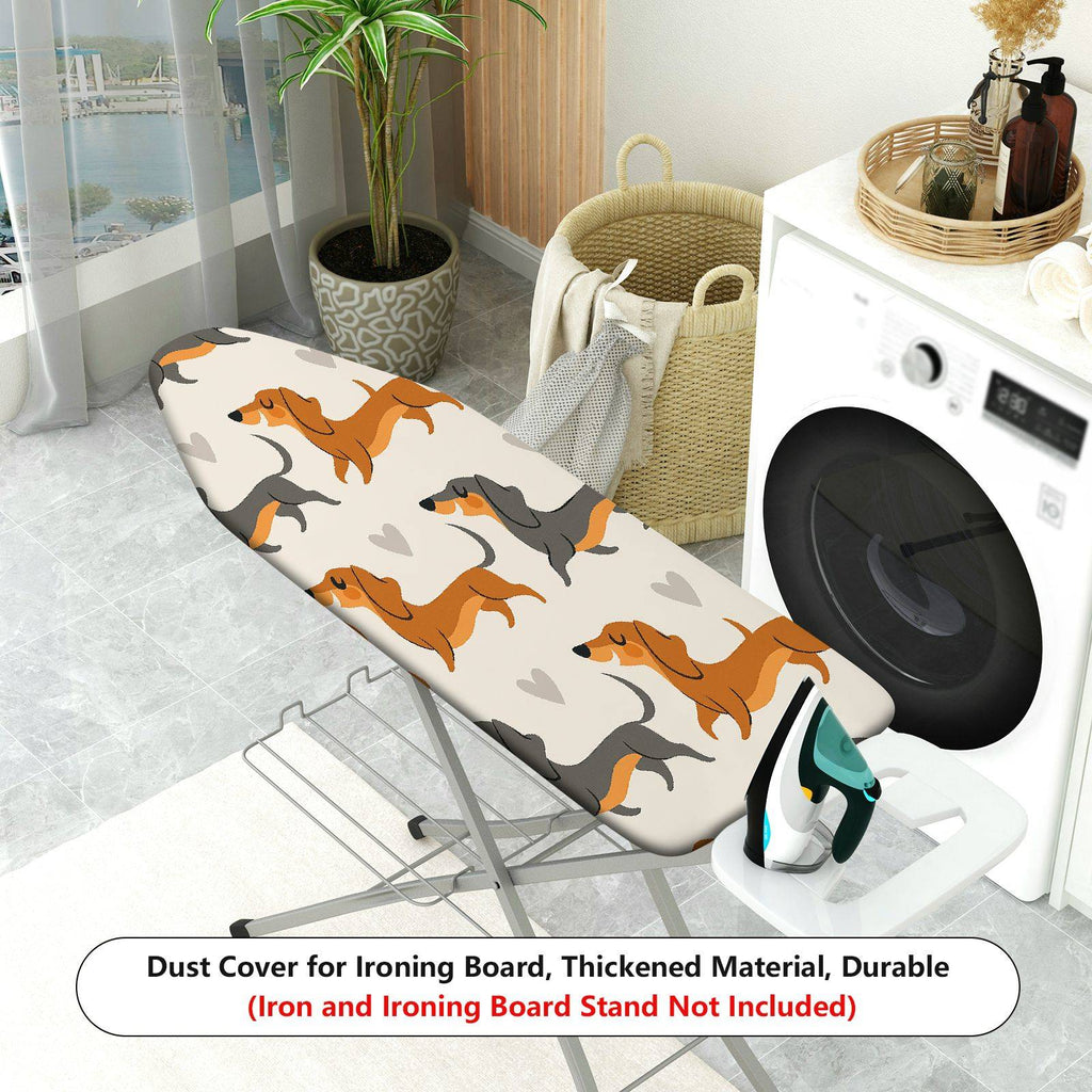 1-Piece Dog Heart Pattern Cute  Ironing Board Cover, Universal Size, Without Board