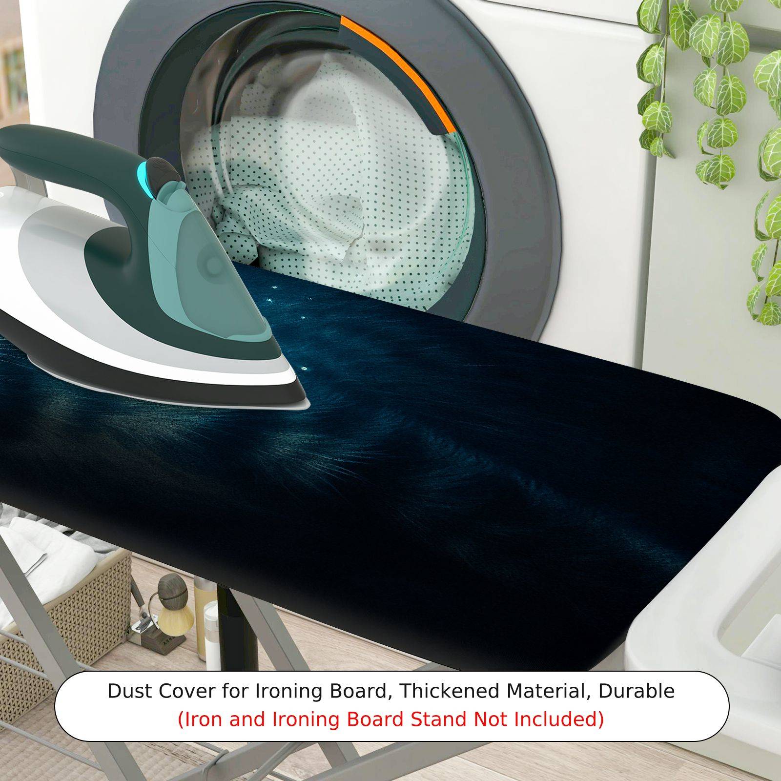 1-Piece Cat Night Fantasy  Ironing Board Cover, Universal Size, Without Board