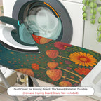 1-Piece Floral Star Mushroom  Ironing Board Cover, Universal Size, Without Board