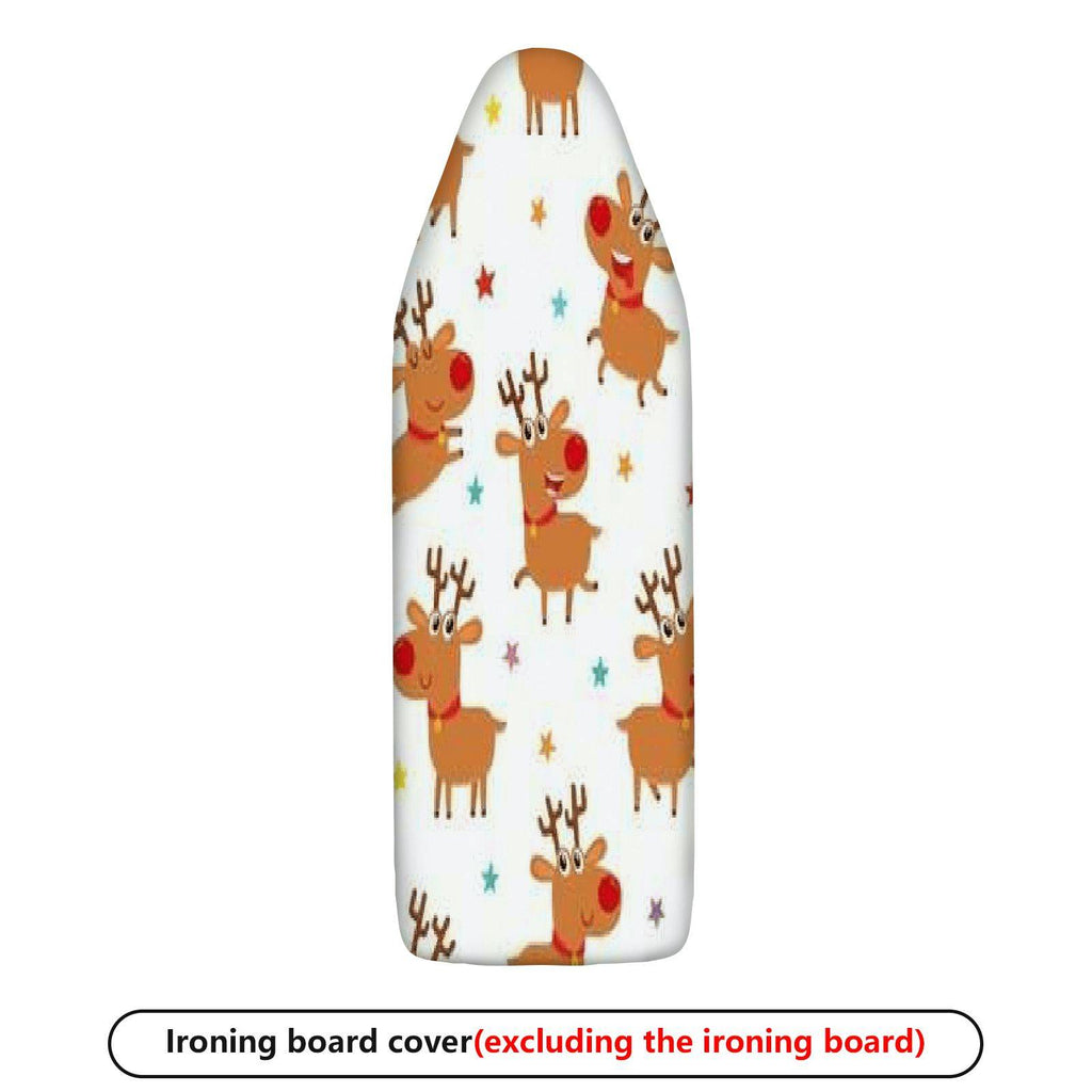 1-Piece Christmas Reindeer Star Pattern  Ironing Board Cover, Universal Size, Without Board