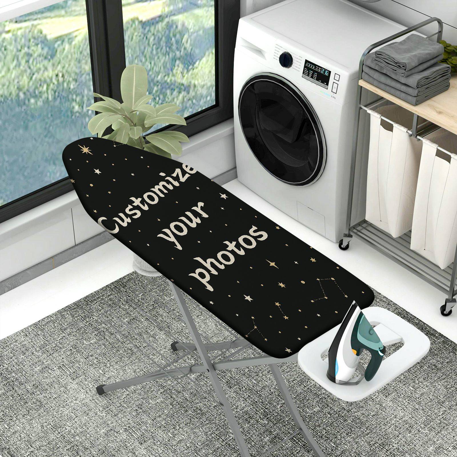 1-Piece Customize Photo Stars Constellation  Ironing Board Cover, Universal Size, Without Board