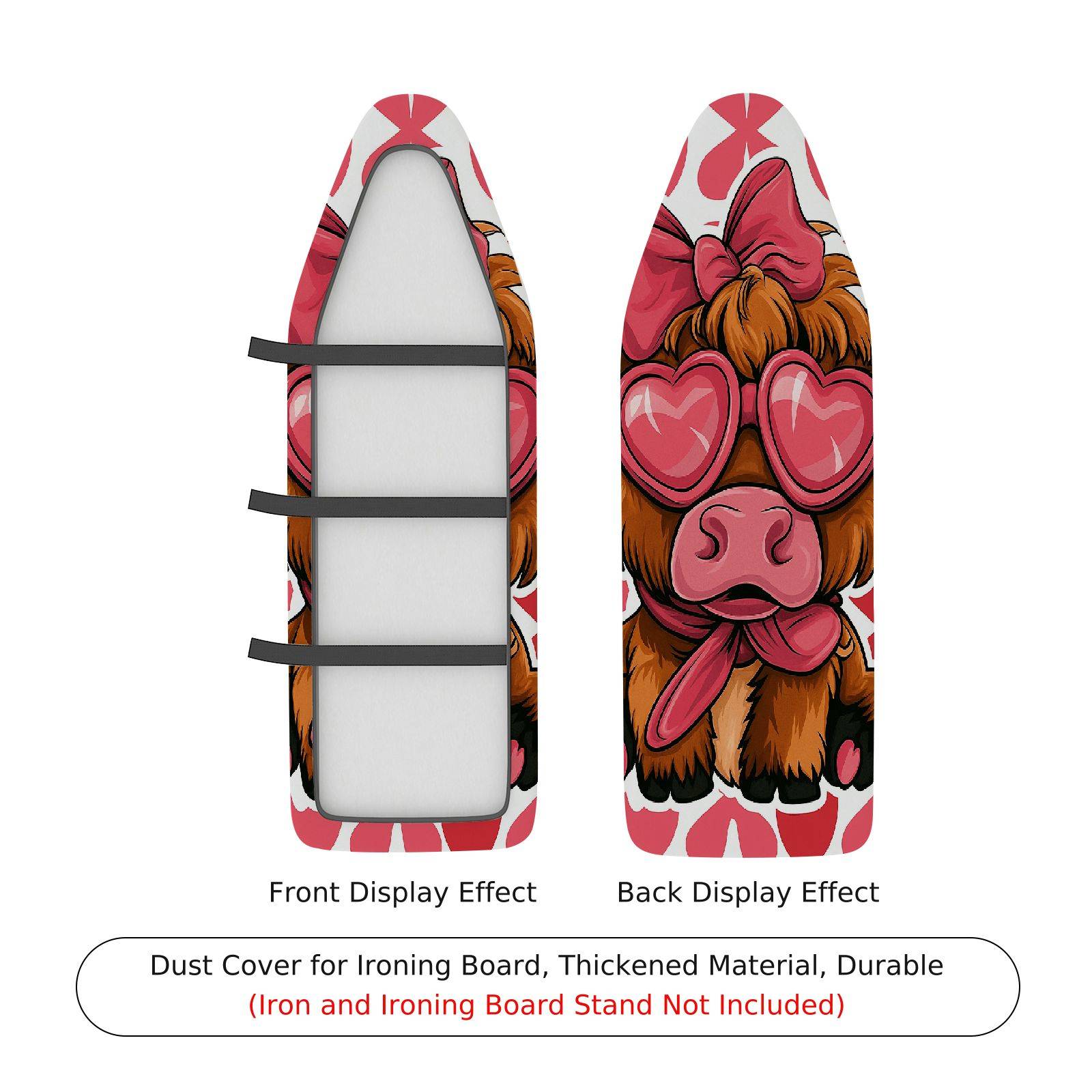 1-Piece Animal Love Fun  Ironing Board Cover, Universal Size, Without Board