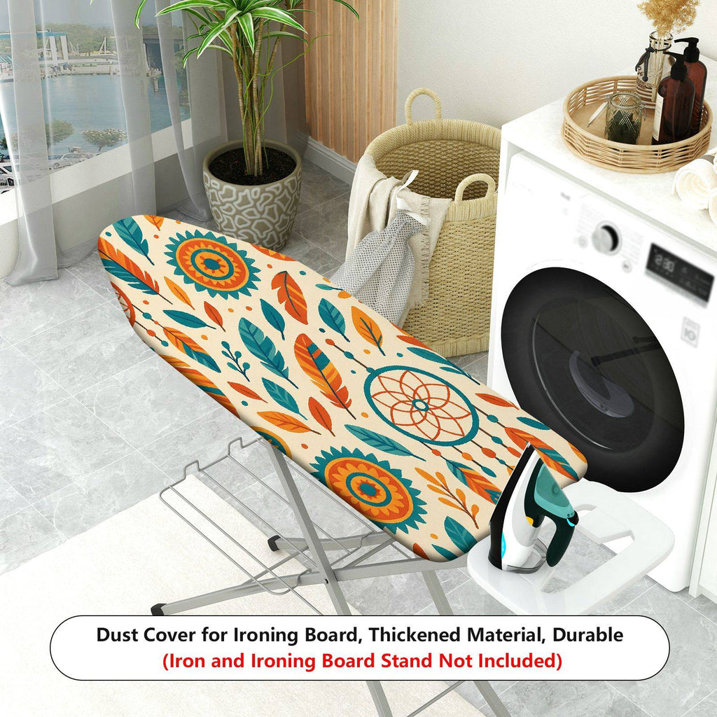 1-Piece Bohemian Dreamcatcher Feather  Ironing Board Cover, Universal Size, Without Board