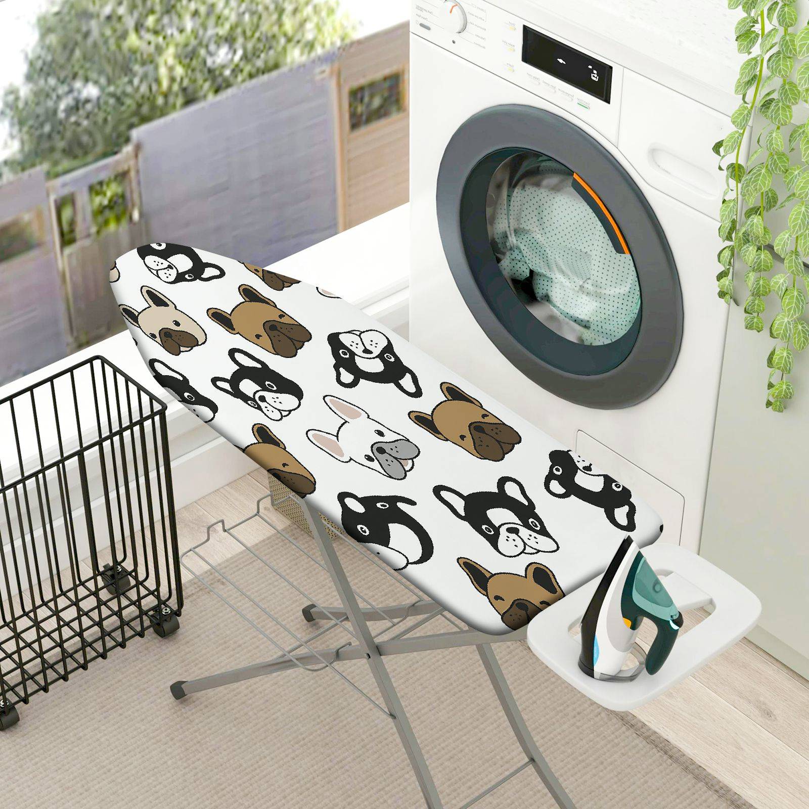 1-Piece Dog Pattern Animal  Ironing Board Cover, Universal Size, Without Board