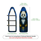 1-Piece Panda Starry Night Fun  Ironing Board Cover, Universal Size, Without Board