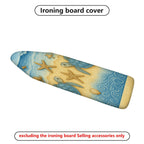1-Piece Ocean Turtle Starfish Beach  Ironing Board Cover, Universal Size, Without Board