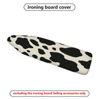 1-Piece Cow Print Animal Pattern Black and White  Ironing Board Cover, Universal Size, Without Board