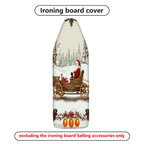 1-Piece Christmas Santa Sleigh Holiday  Ironing Board Cover, Universal Size, Without Board