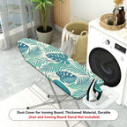 1-Piece Tropical Leaf Pattern Greenery  Ironing Board Cover, Universal Size, Without Board