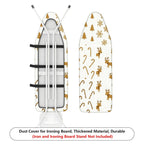 1-Piece Christmas Reindeer Snowflakes  Ironing Board Cover, Universal Size, Without Board