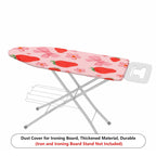 1-Piece Strawberry Bow Flower  Ironing Board Cover, Universal Size, Without Board