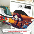 1-Piece Santa Reindeer Snow  Ironing Board Cover, Universal Size, Without Board