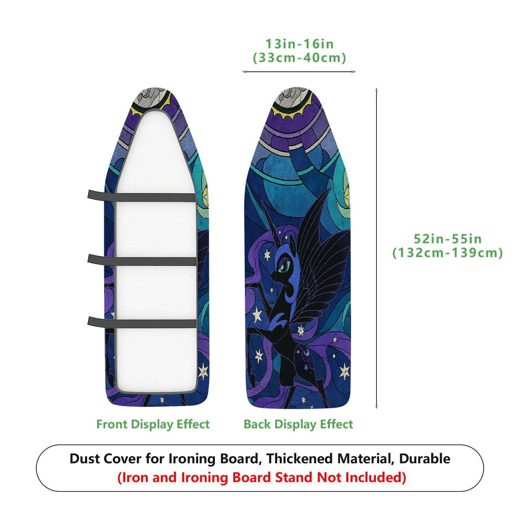 1-Piece Blue Moon Stars Night  Ironing Board Cover, Universal Size, Without Board