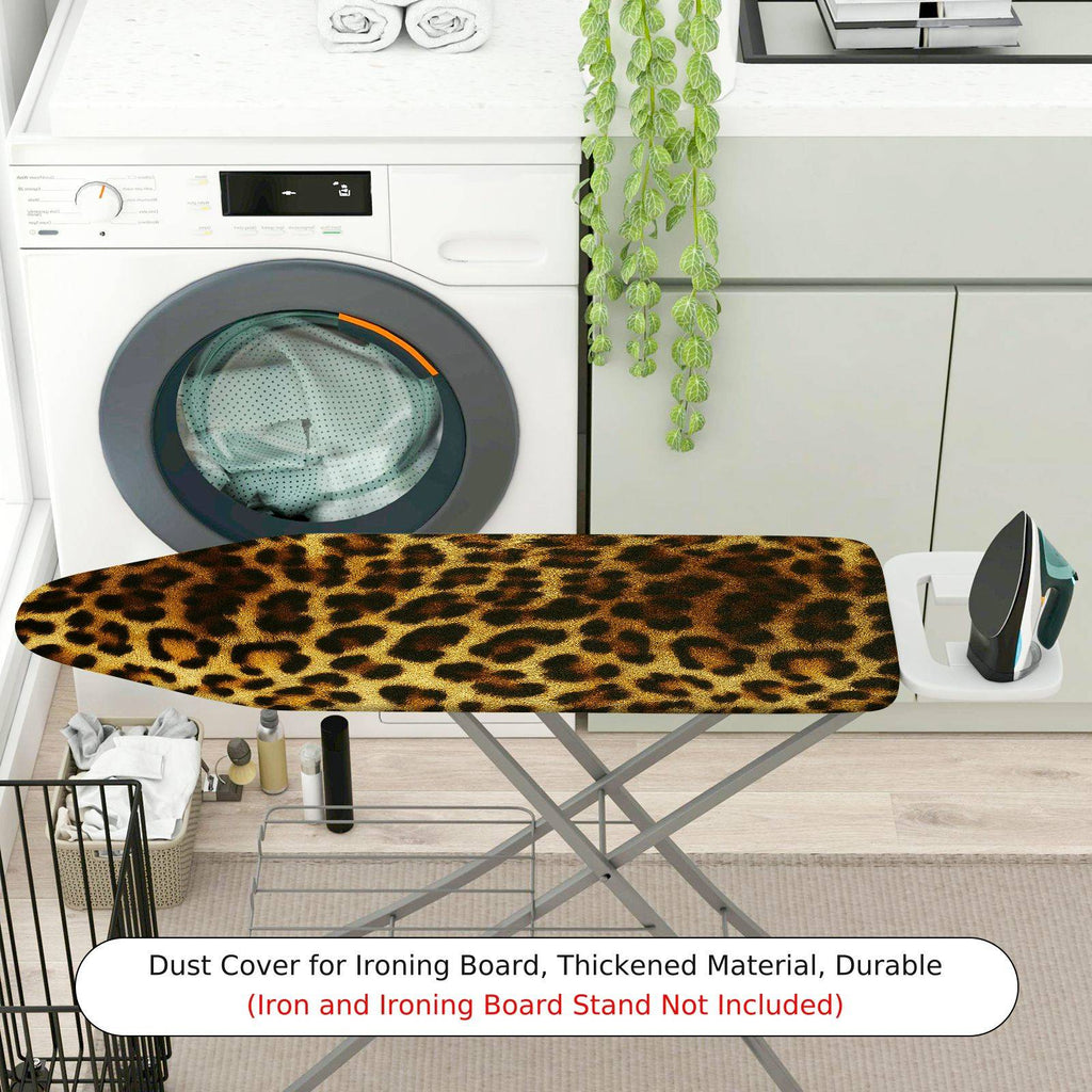 1-Piece Leopard Print Animal Exotic  Ironing Board Cover, Universal Size, Without Board