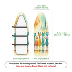 1-Piece Colorful Cat Abstract  Ironing Board Cover, Universal Size, Without Board