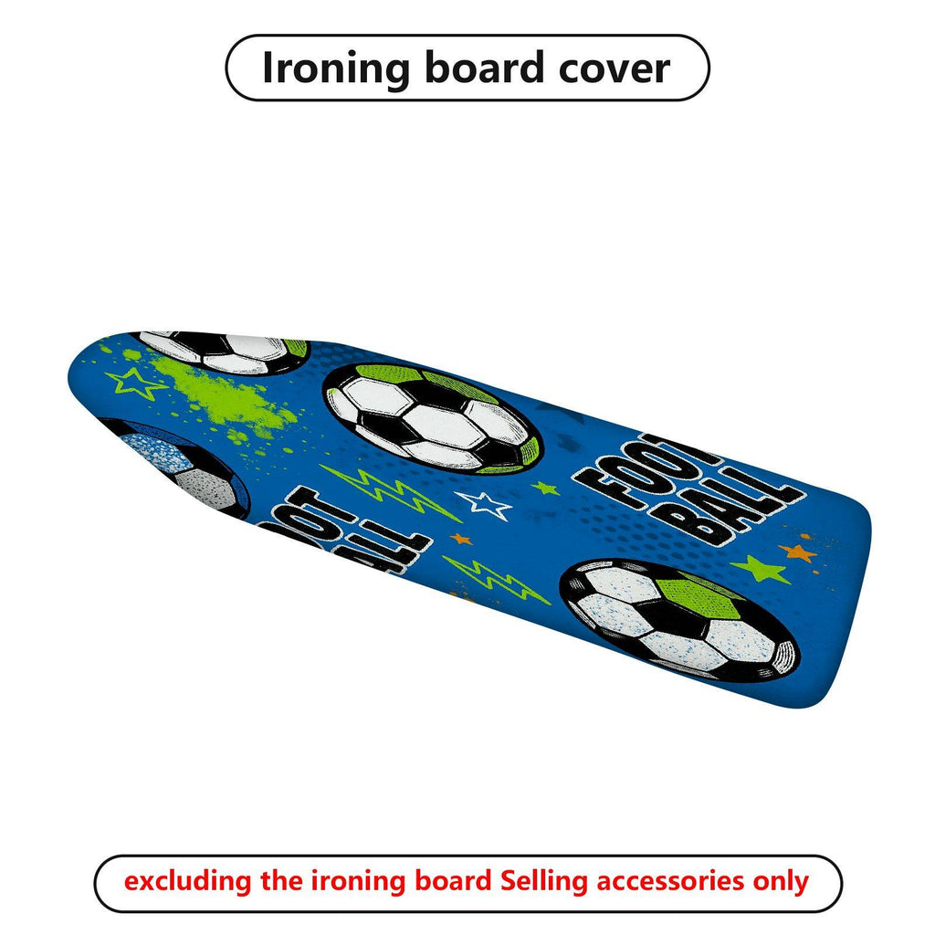 1-Piece Football Soccer Stars  Ironing Board Cover, Universal Size, Without Board