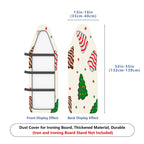 1-Piece Christmas Tree Bell Star  Ironing Board Cover, Universal Size, Without Board