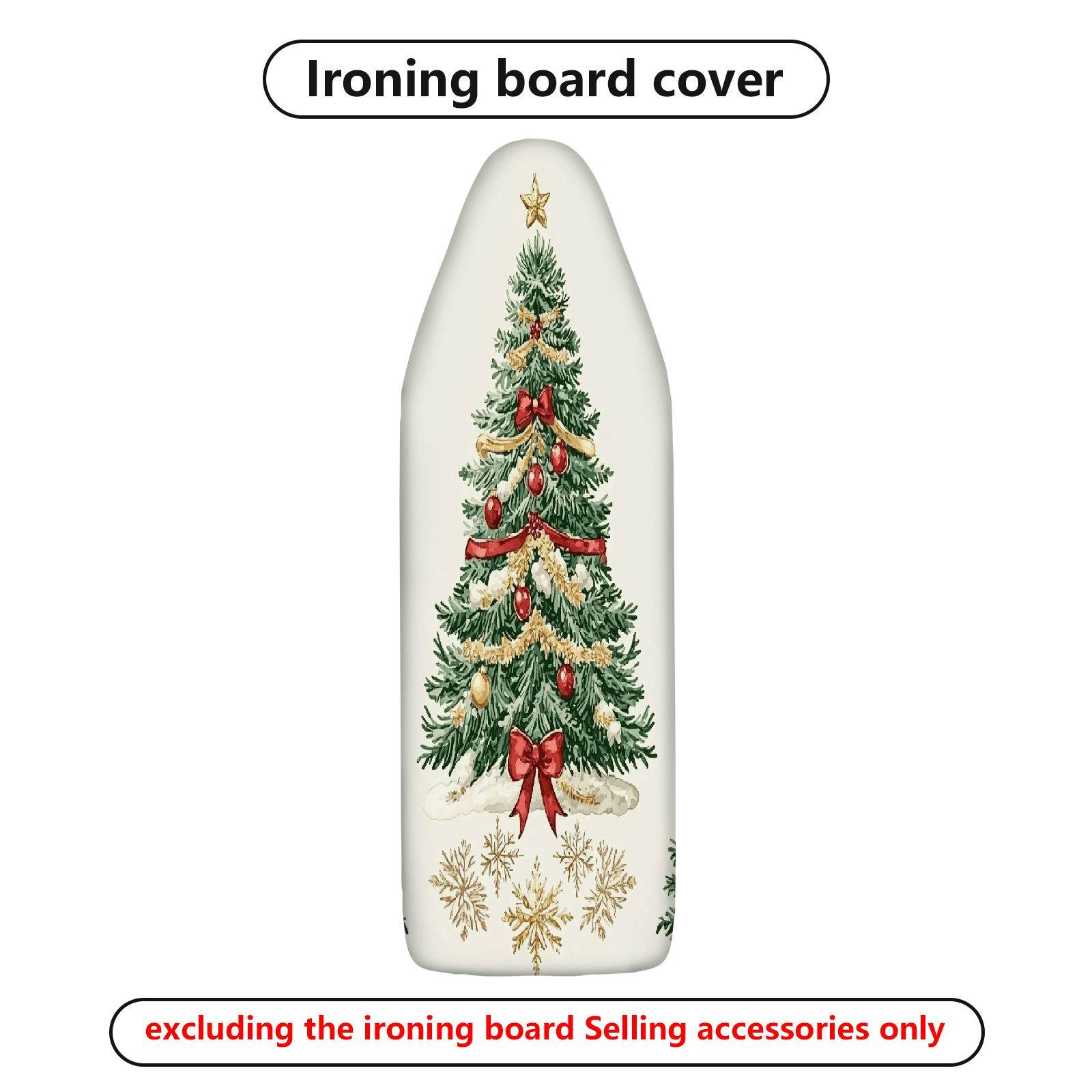 1-Piece Christmas Tree Holiday Decoration Winter Theme  Ironing Board Cover, Universal Size, Without Board