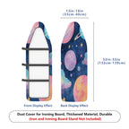 1-Piece Galaxy Space Planet Star  Ironing Board Cover, Universal Size, Without Board