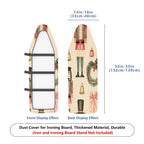 1-Piece Nutcracker Festive Christmas  Ironing Board Cover, Universal Size, Without Board