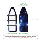 1-Piece Galaxy Starry Night Sky  Ironing Board Cover, Universal Size, Without Board