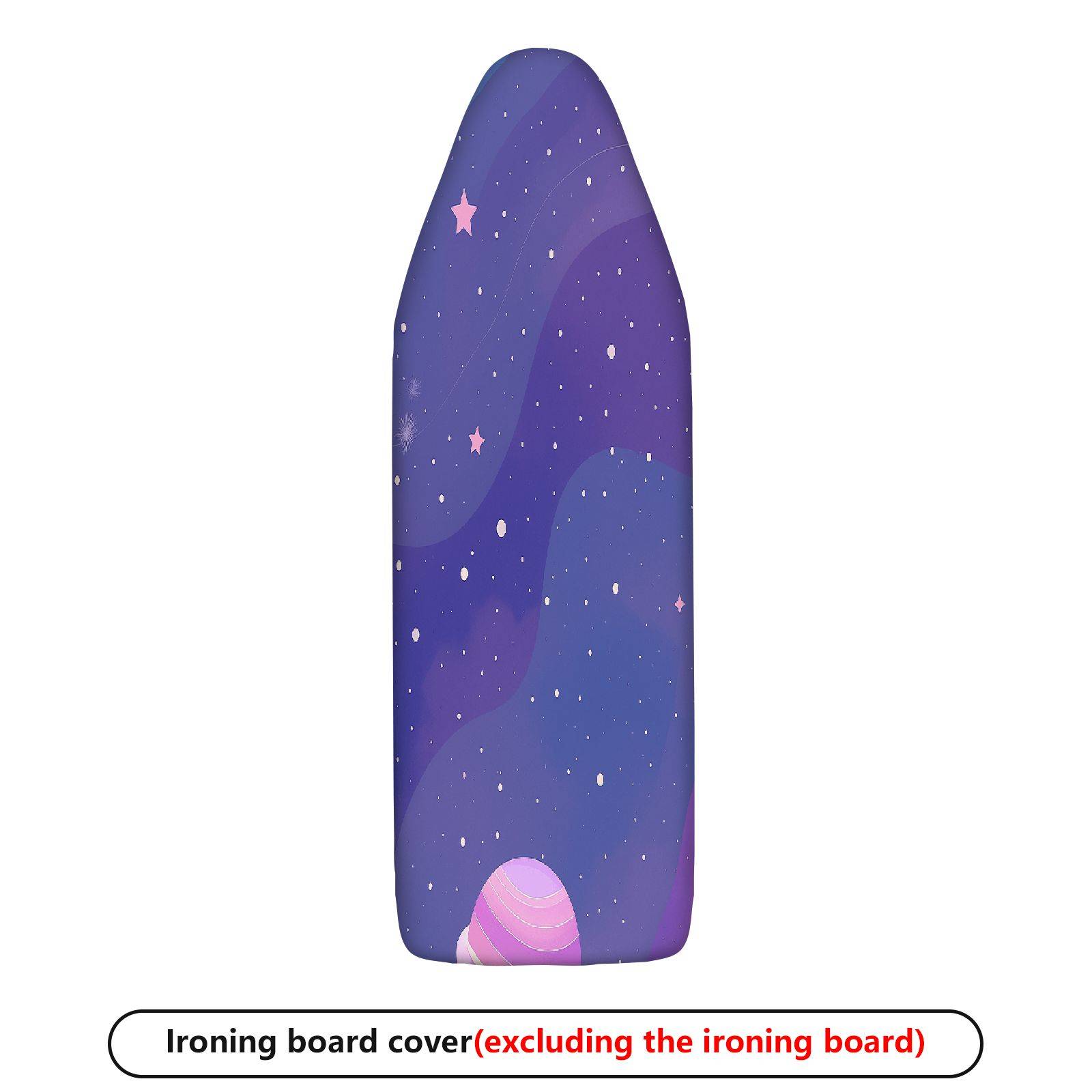 1-Piece Galaxy Stars Planet  Ironing Board Cover, Universal Size, Without Board