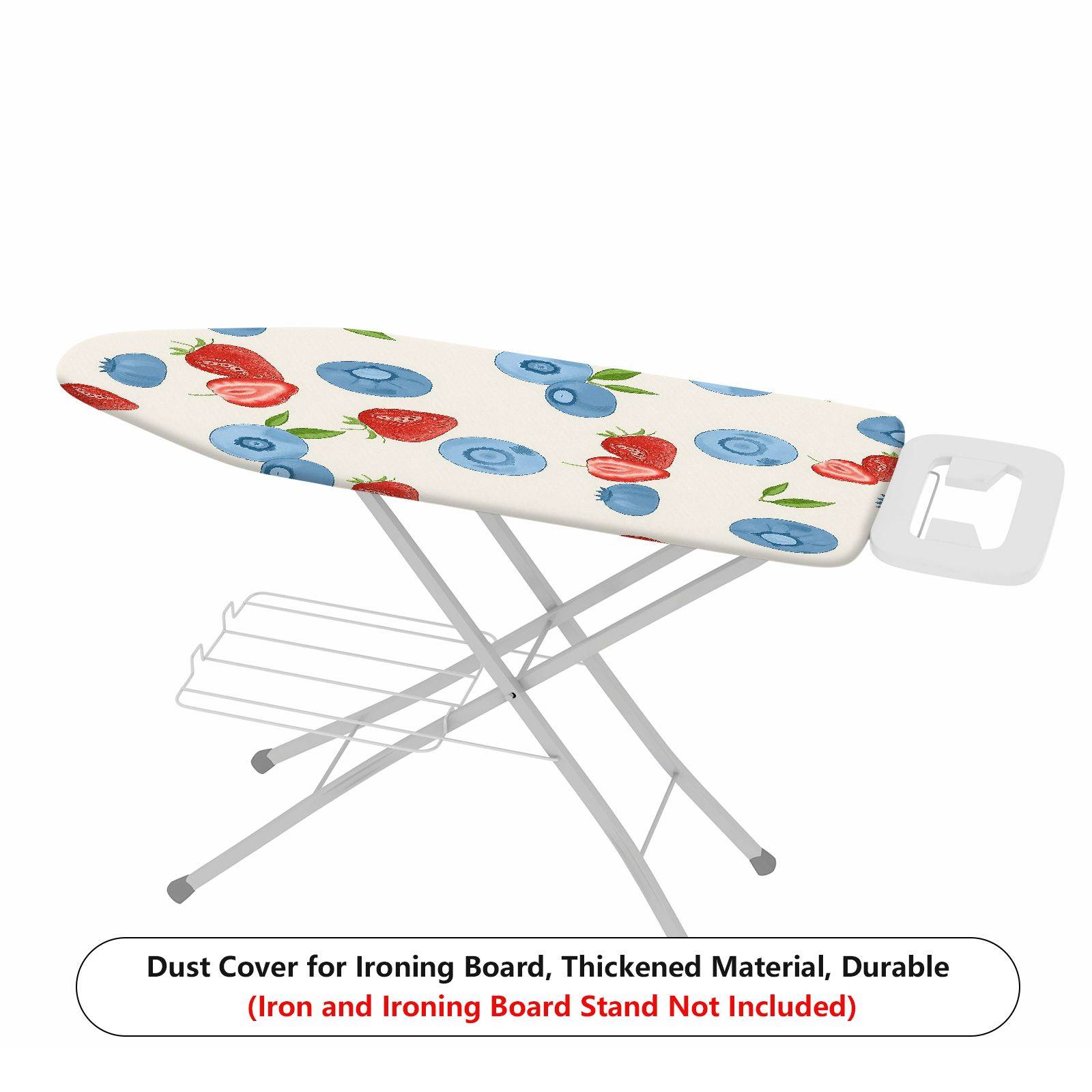 1-Piece Fruits Blueberry Strawberry  Ironing Board Cover, Universal Size, Without Board