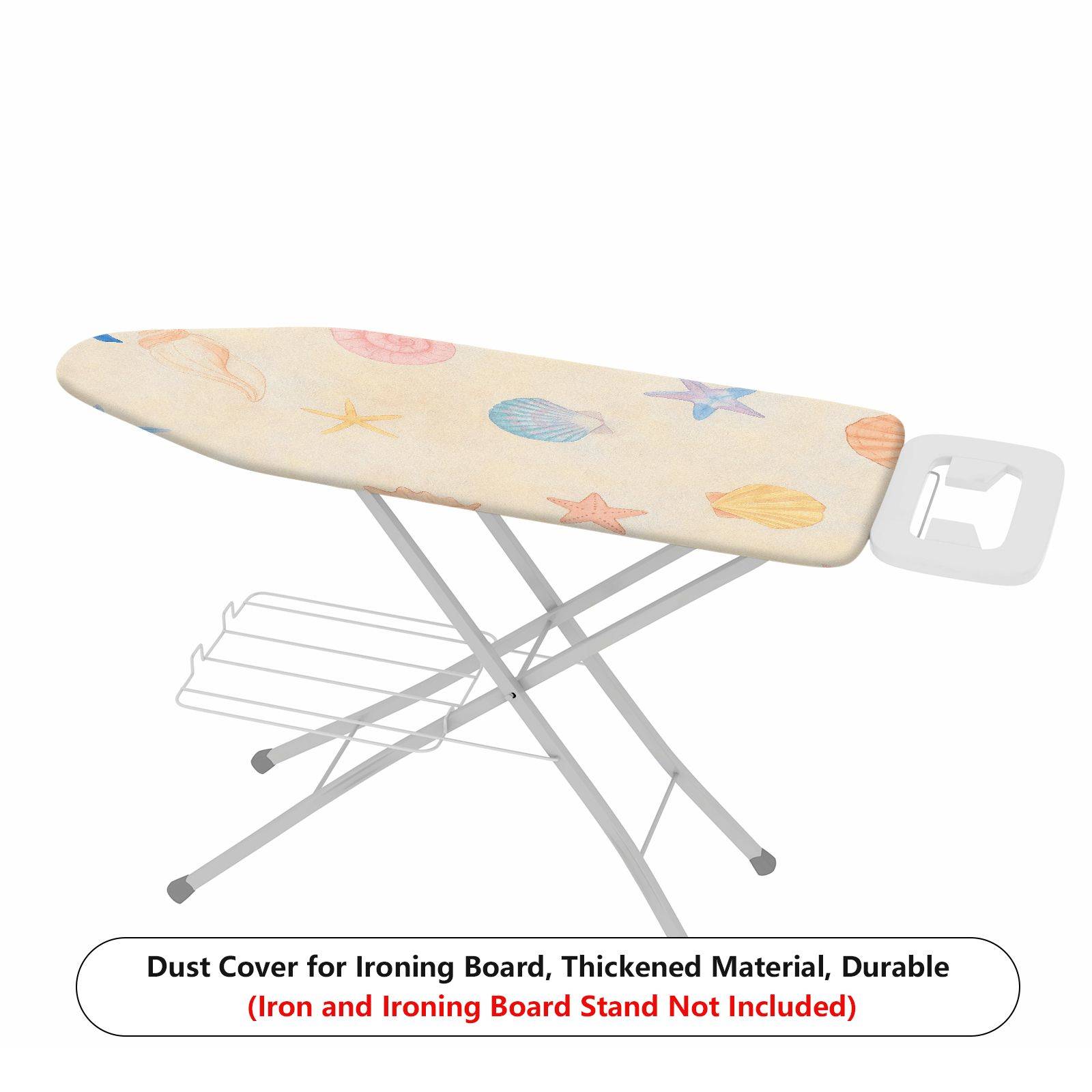 1-Piece Seashell Starfish Nautical  Ironing Board Cover, Universal Size, Without Board