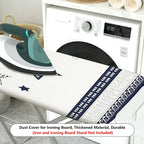 1-Piece Star Pattern Navy White  Ironing Board Cover, Universal Size, Without Board