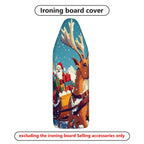 1-Piece Santa Reindeer Snow  Ironing Board Cover, Universal Size, Without Board