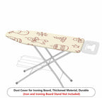 1-Piece Christmas Snowman Gingerbread  Ironing Board Cover, Universal Size, Without Board