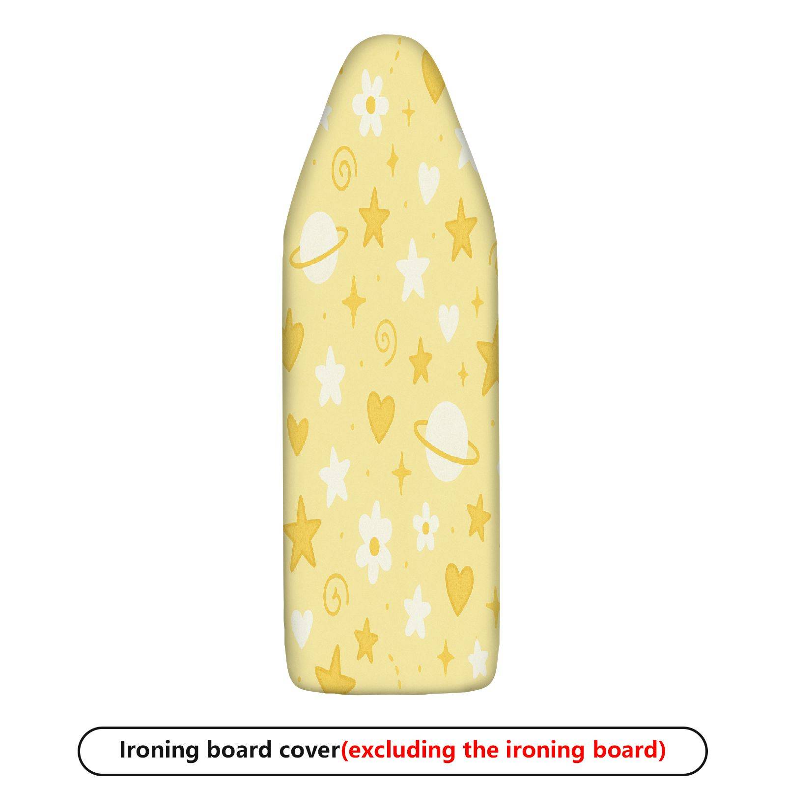 1-Piece Star Heart Planet  Ironing Board Cover, Universal Size, Without Board