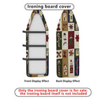1-Piece Christmas Snowman Candy  Ironing Board Cover, Universal Size, Without Board