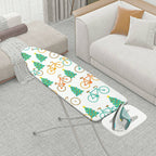 1-Piece Christmas Bicycle Forest  Ironing Board Cover, Universal Size, Without Board