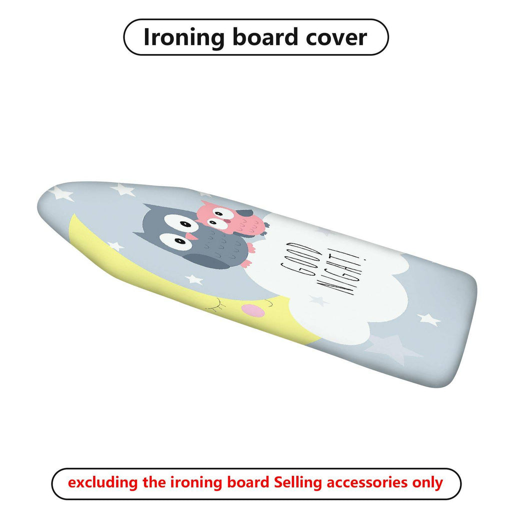 1-Piece Owl Night Star  Ironing Board Cover, Universal Size, Without Board