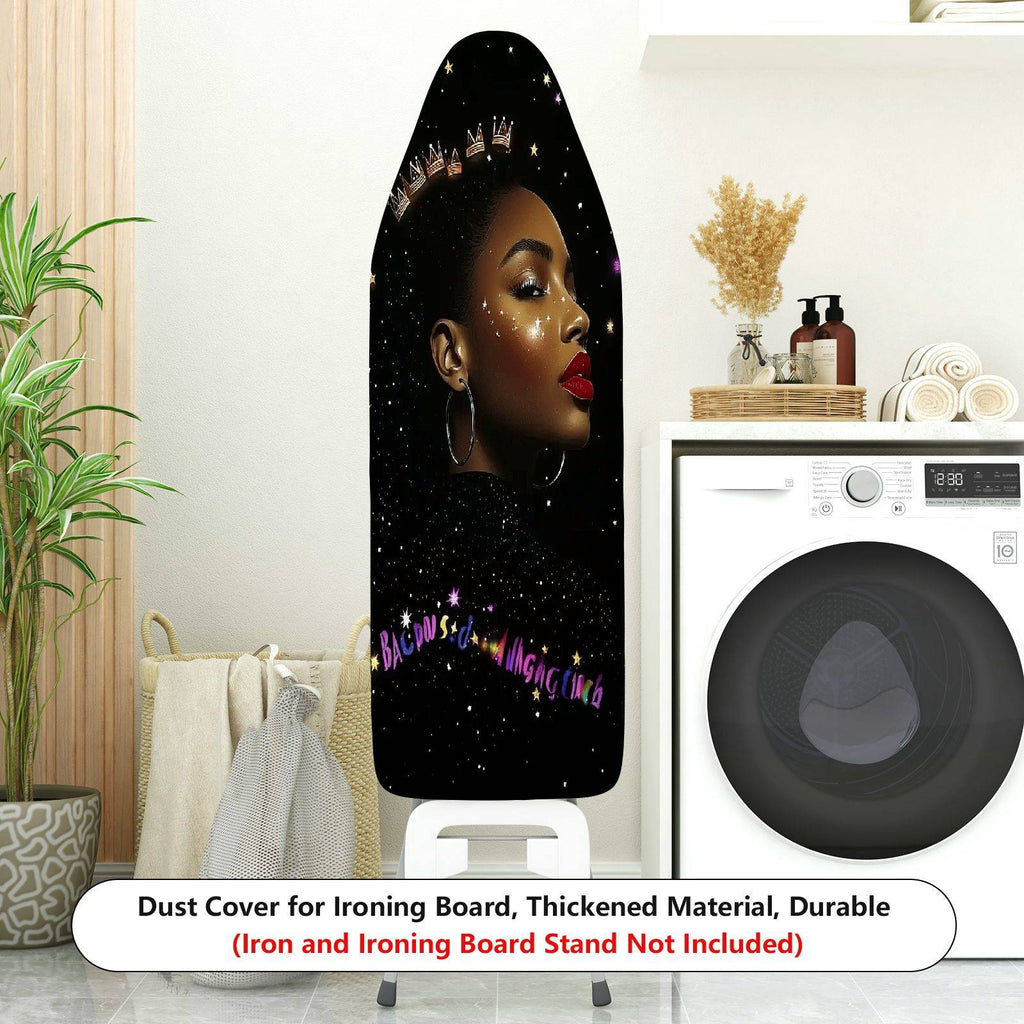 1-Piece Crown Star Sparkle  Ironing Board Cover, Universal Size, Without Board