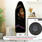 1-Piece Crown Star Sparkle  Ironing Board Cover, Universal Size, Without Board