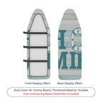 1-Piece Nautical Anchor Blue Striped  Ironing Board Cover, Universal Size, Without Board