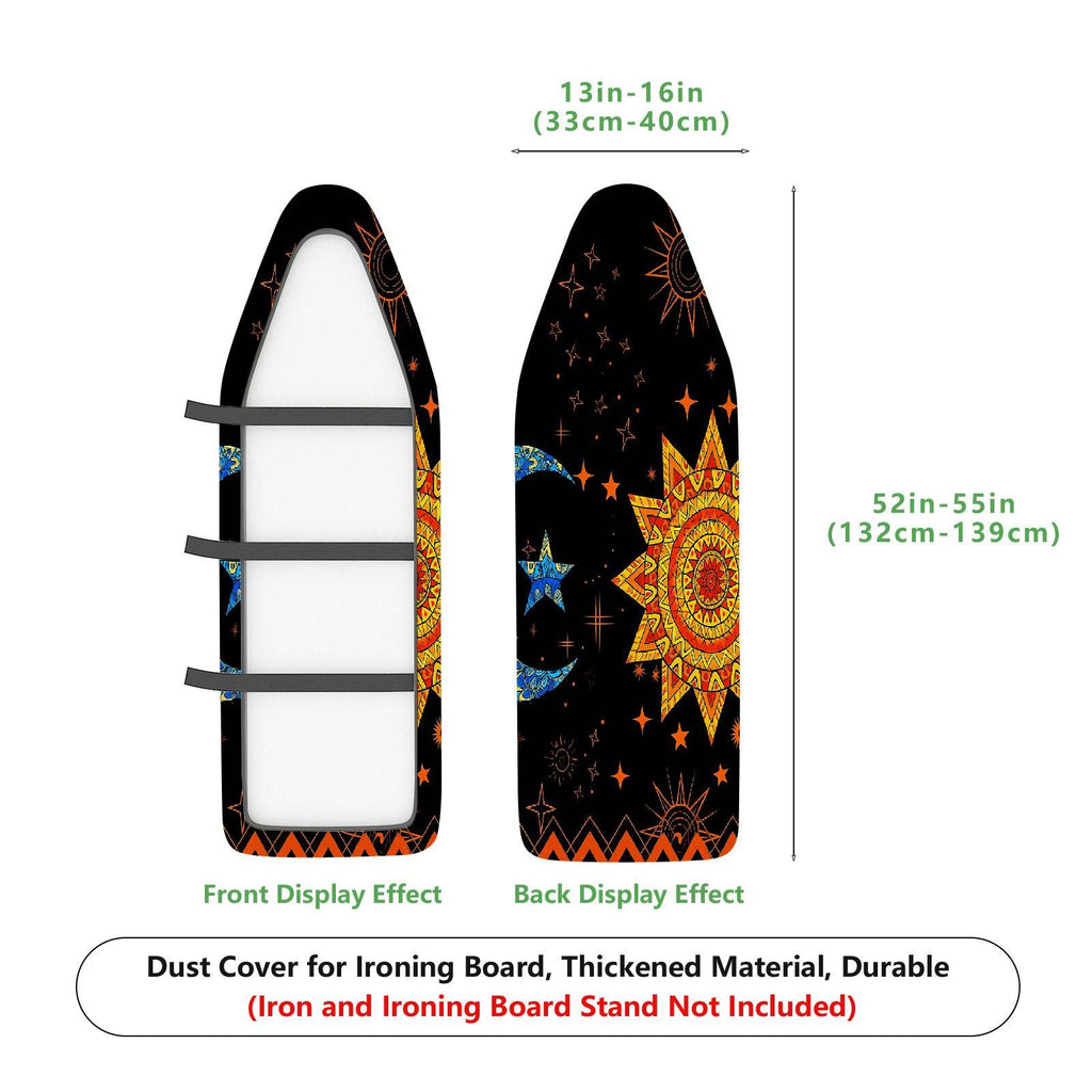 1-Piece Sun Moon Star  Ironing Board Cover, Universal Size, Without Board