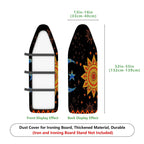 1-Piece Sun Moon Star  Ironing Board Cover, Universal Size, Without Board