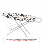 1-Piece Cat Bird Flower  Ironing Board Cover, Universal Size, Without Board