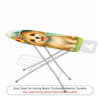 1-Piece Cute Dog Flower  Ironing Board Cover, Universal Size, Without Board