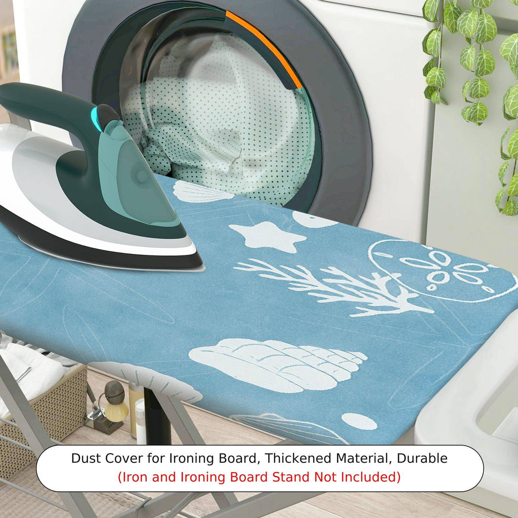 1-Piece Starfish Seashells Marine  Ironing Board Cover, Universal Size, Without Board