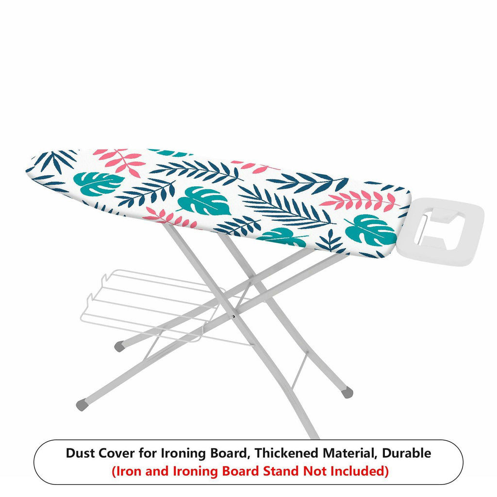 1-Piece Floral Tropical Leaf Pattern Graphic  Ironing Board Cover, Universal Size, Without Board